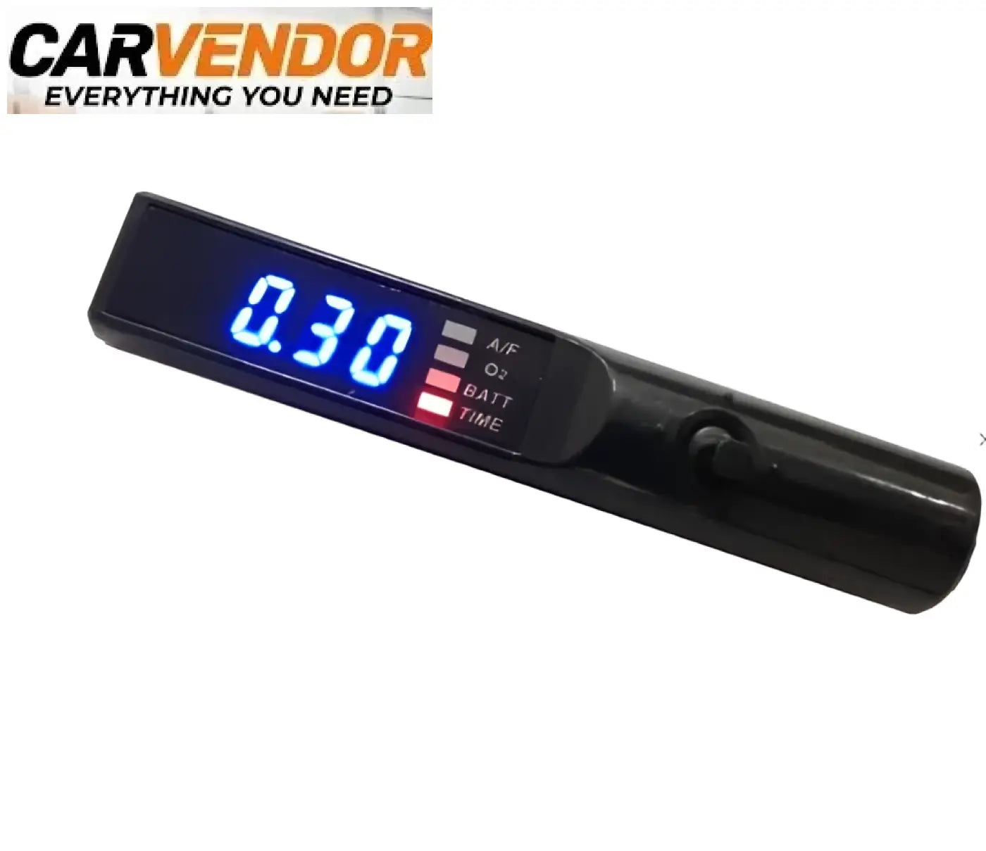 Universel turbotimer / efterløbsur med voltmeter - Blå LED