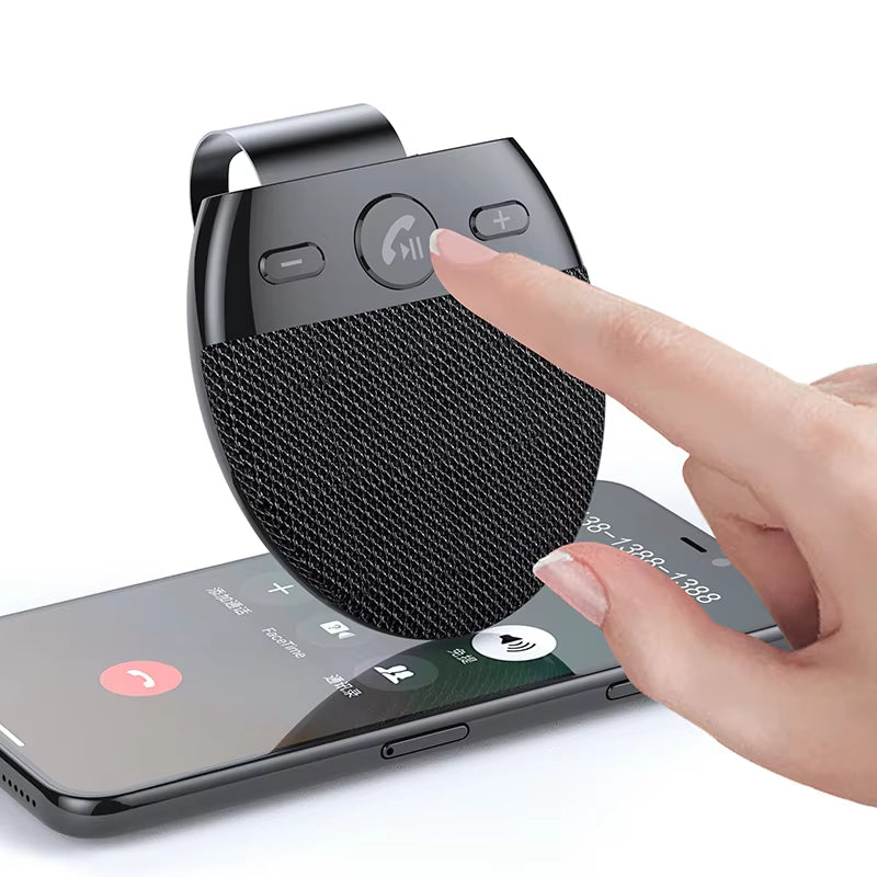 Langaton Bluetooth 5.0 Handsfree Autoon – Kiinnitys Aurinkolippaan