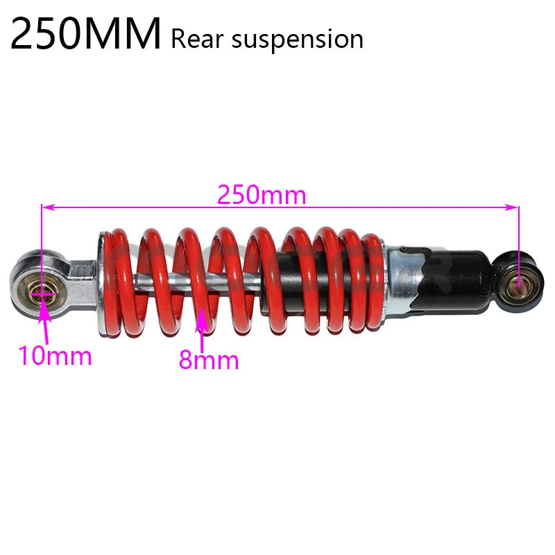 Iskunvaimennin 250/260/270mm – Mönkijät, Crossit ja Mikroautot (50cc–125cc)