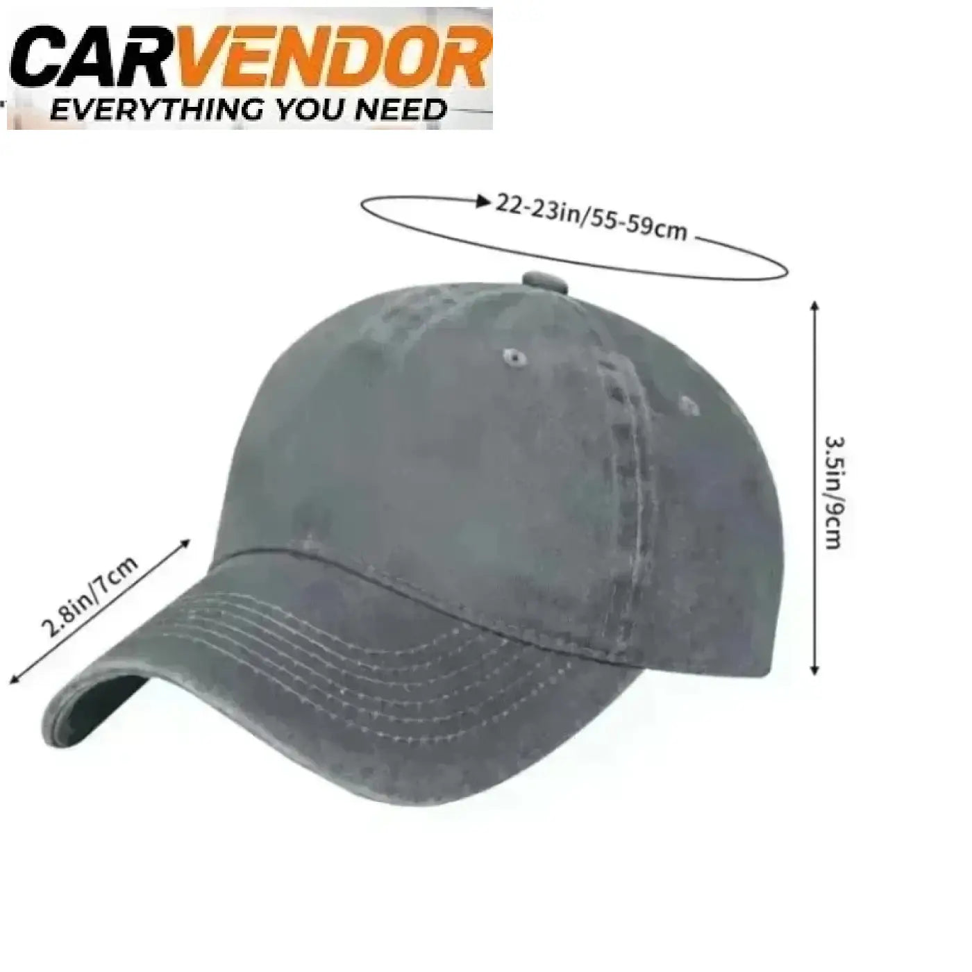 Faded harmaa trucker-lippis haalistuneella vintage-tyylillä ja säädettävällä istuvuudella ulkoiluun