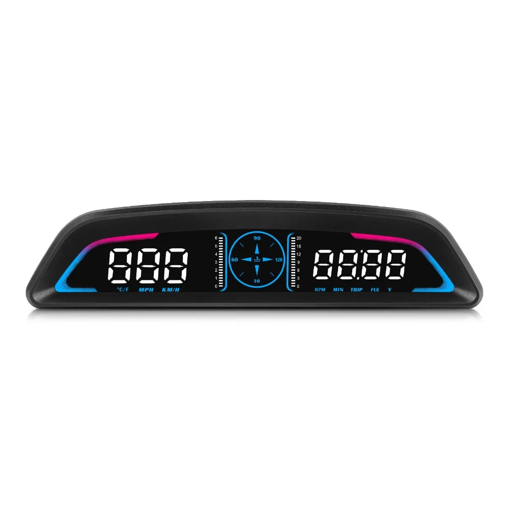 Kompakti HUD-Tuulilasinäyttö (Valitse OBD2- tai GPS-malli)