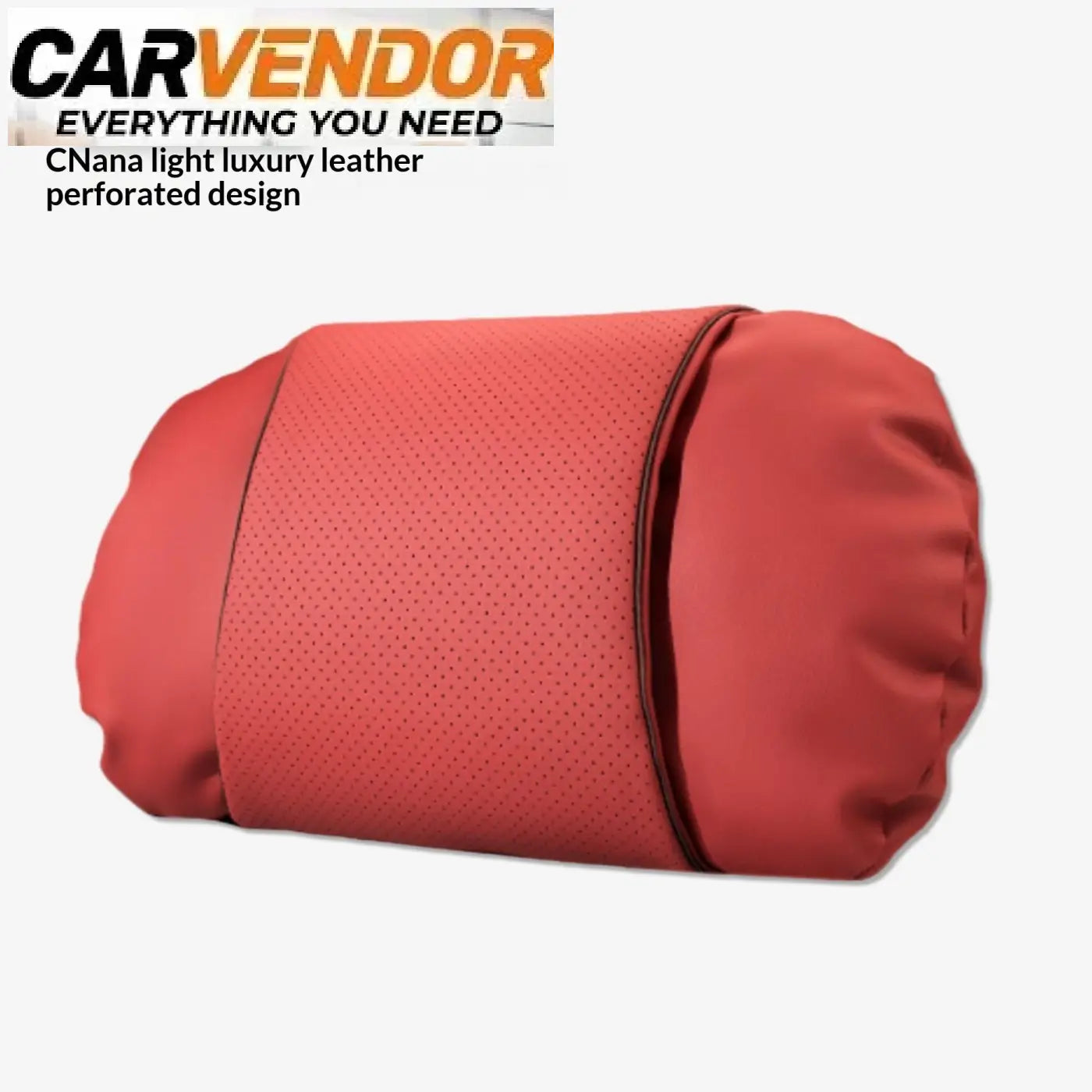 Volcanic red cnana nahkainen tyynyn perforoidulla designilla premium nappa-nahkainen ergonomiapakettiessa